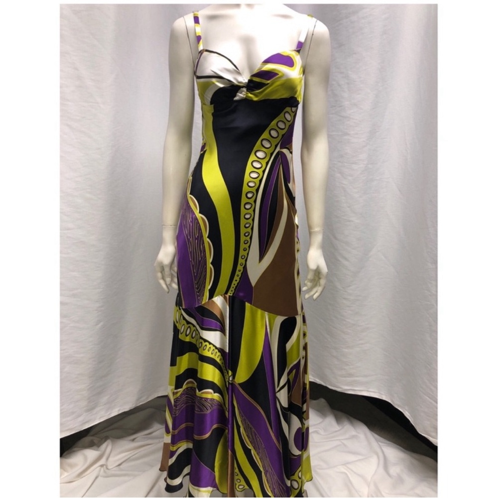 Elegant Multicolor Maxi Dress